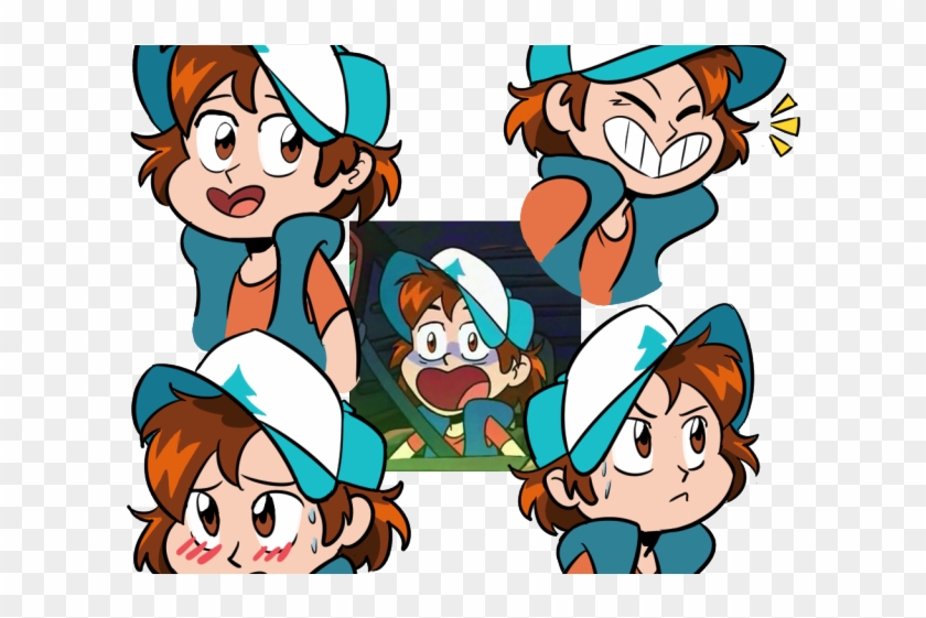 Apocalyptic Clipart Gravity Falls - Gravity Fall Dipper Anime - Png Download