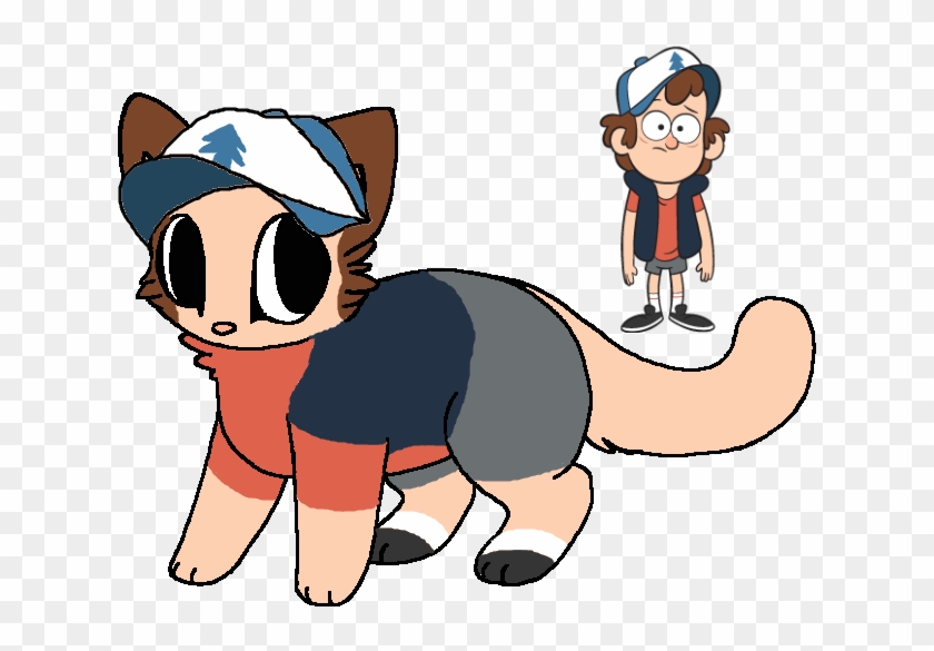 Dipper Pines Images Dipper Cat Design By Bananaramadraws - Gravity Falls Dipper Cat Clipart