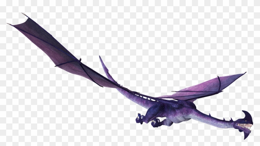 Dragon Creature Fantasy - Flying Transparent Dragon Clipart