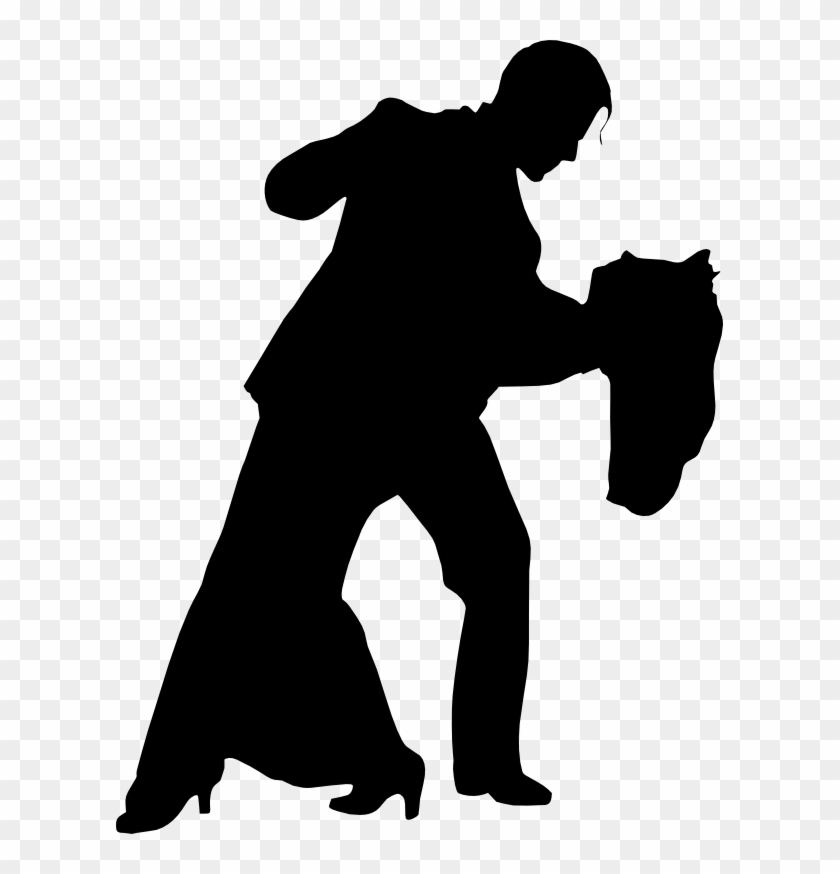 Dancing Couples Silhouette Png - Man And Women Dancing Clipart #2594155