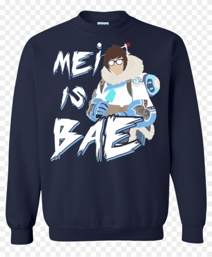 Overwatch Shirts Mei Is Bae Hoodies Sweatshirts - T-shirt Clipart #2594716
