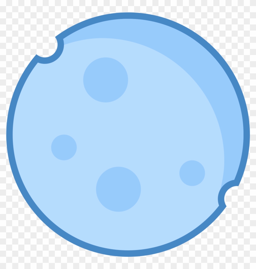 New Moon Icon - Circle Clipart