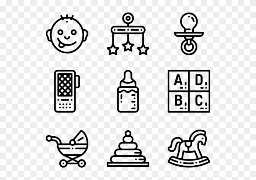Baby - Cute Plane Icon Transparent Background Clipart