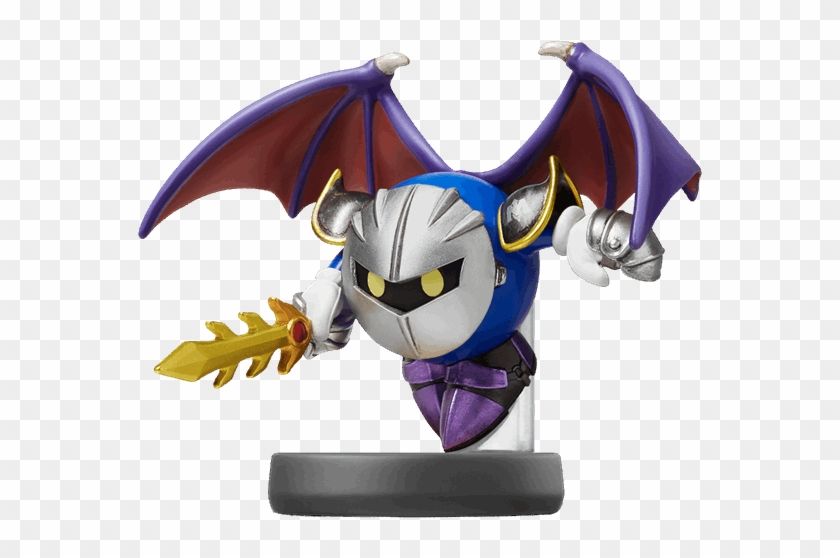 Interactive Figures - Kirby Meta Knight Amiibo Clipart #2595546