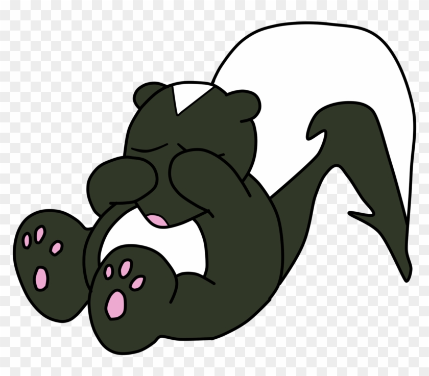 Jpg Library Download Baby Skunk Clipart - Sad Skunk Cartoon Png Transparent Png