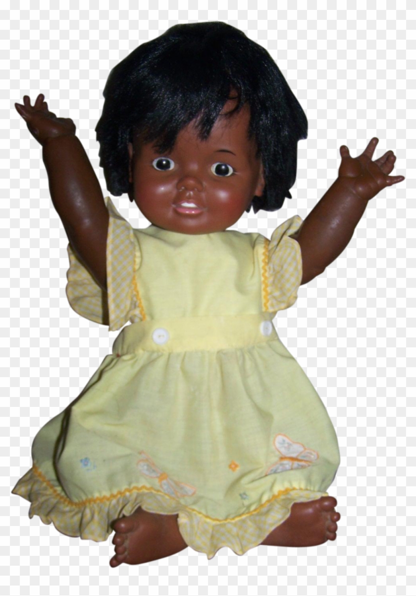 Afro American/black Ideal Baby Crissy , Png Download - Doll Clipart