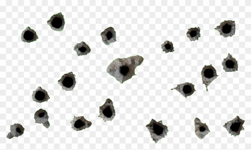 Image - Transparent Background Bullet Hole Png Clipart