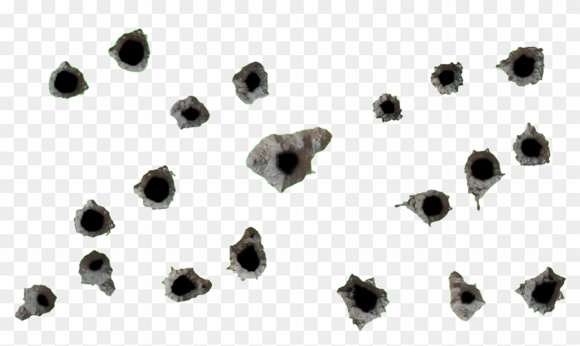 Image - Transparent Background Bullet Hole Png Clipart #2596567