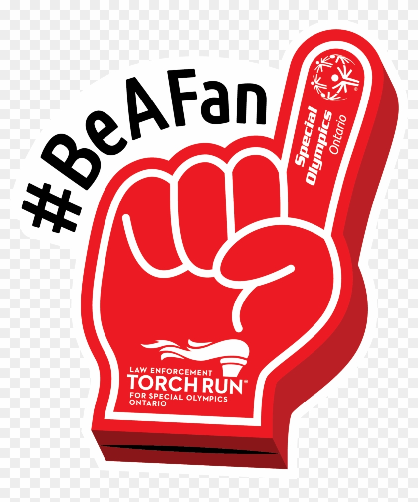 Foamfingerwhite - Special Olympics Clipart