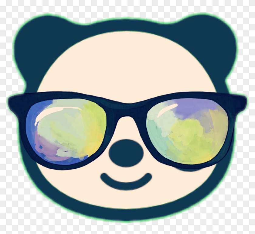 Drawing Pandas Sunglasses Clipart
