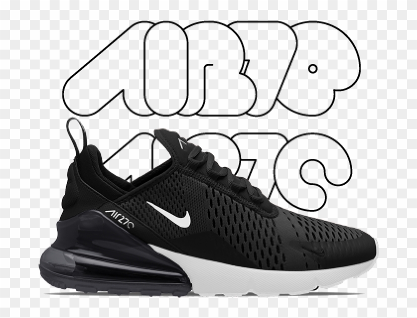 Transparent Nikes Swoosh White - Nike Air Max 270 Clipart