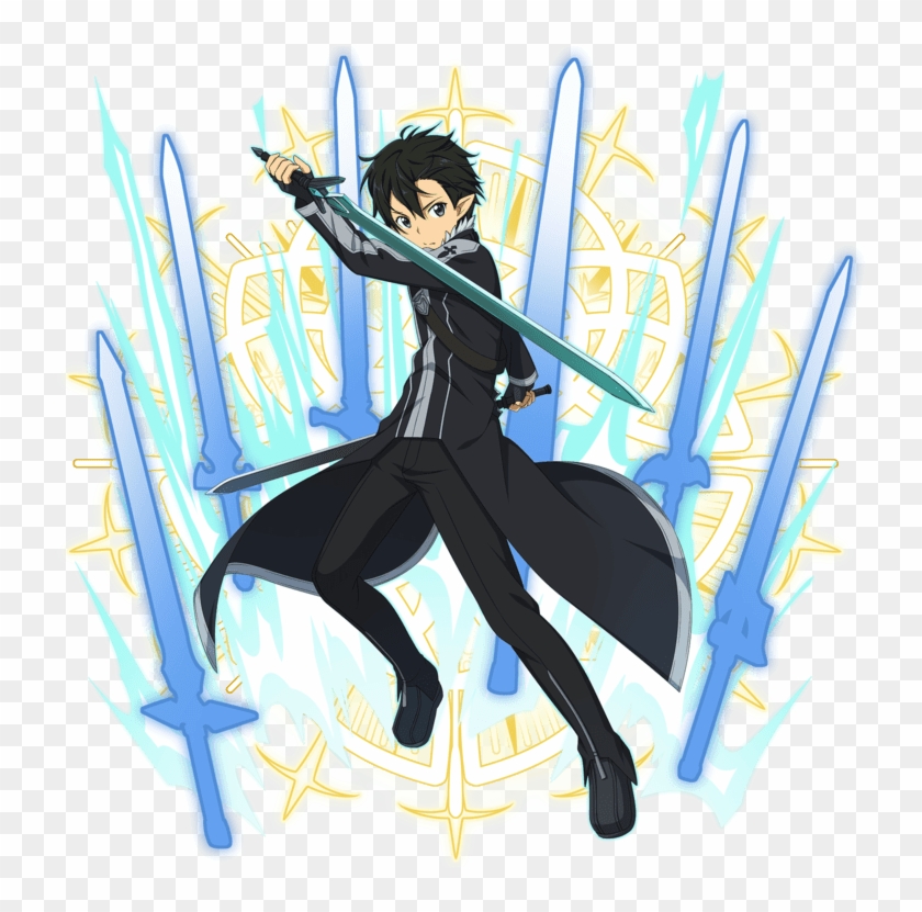 [black Master Swordman] Kirito Kirito Kirigaya, Kirito - Sao Md Black Master Swordsman Kirito Clipart #2597504