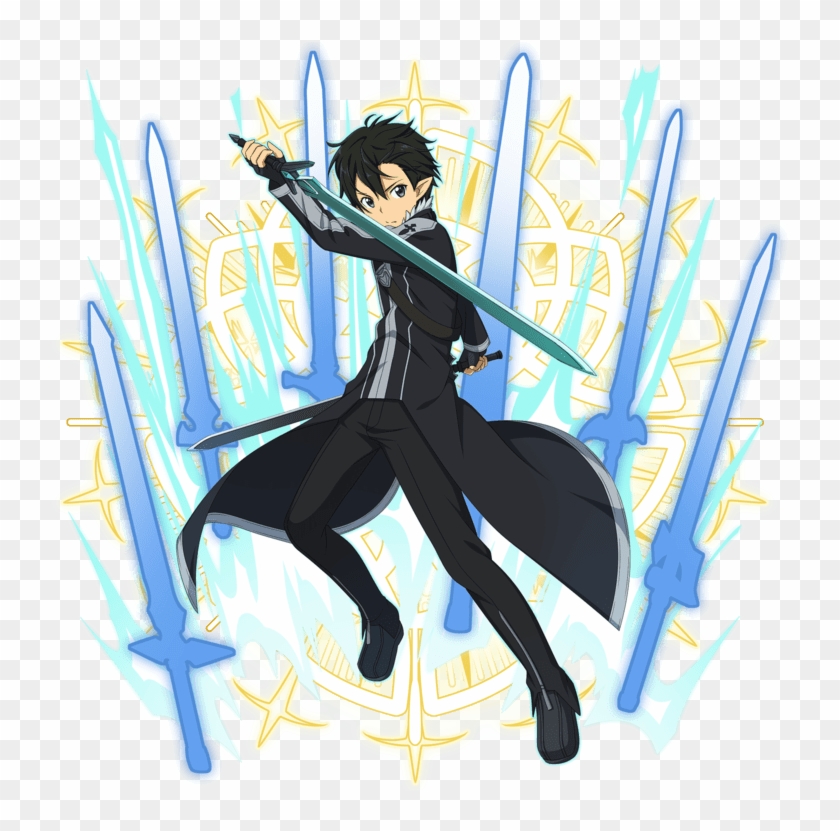 [black Master Swordman] Kirito Kirito Kirigaya, Kirito - Sao Md Black Master Swordsman Kirito Clipart