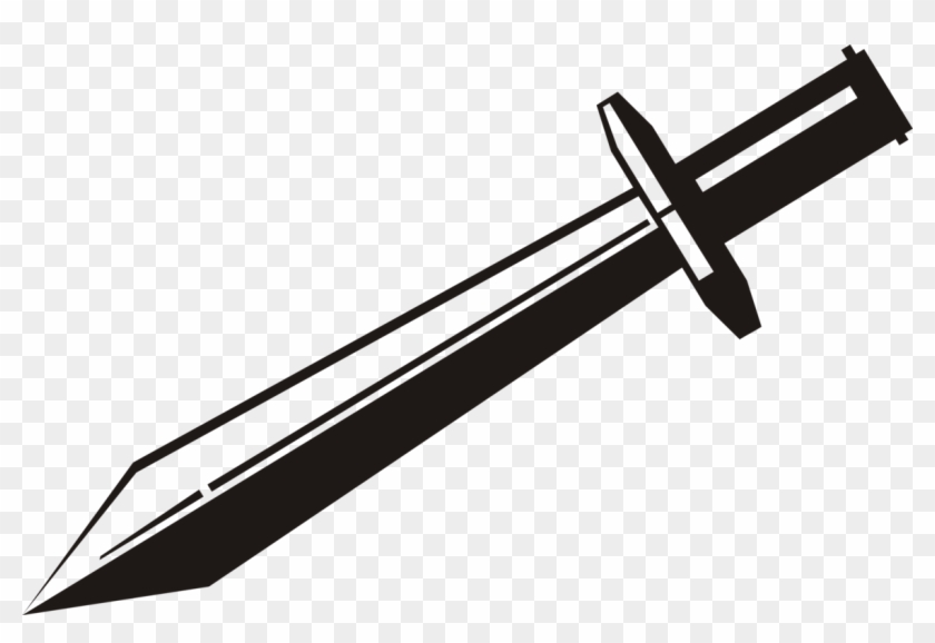 Fight Clipart Sword - Sword Clipart Black And White - Png Download