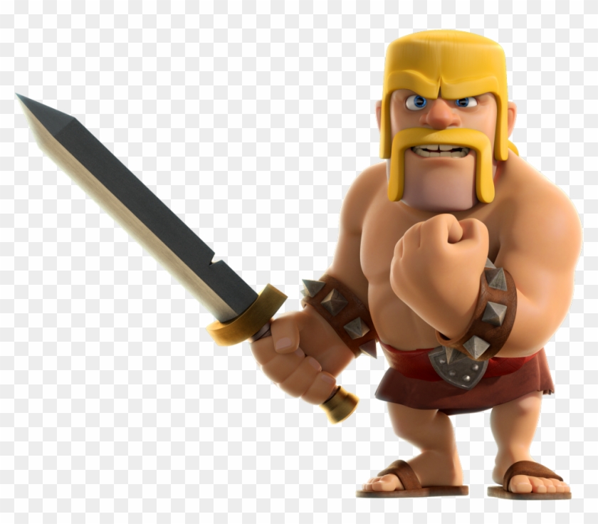 Clash Of Clans Barbarian Clipart #2597805