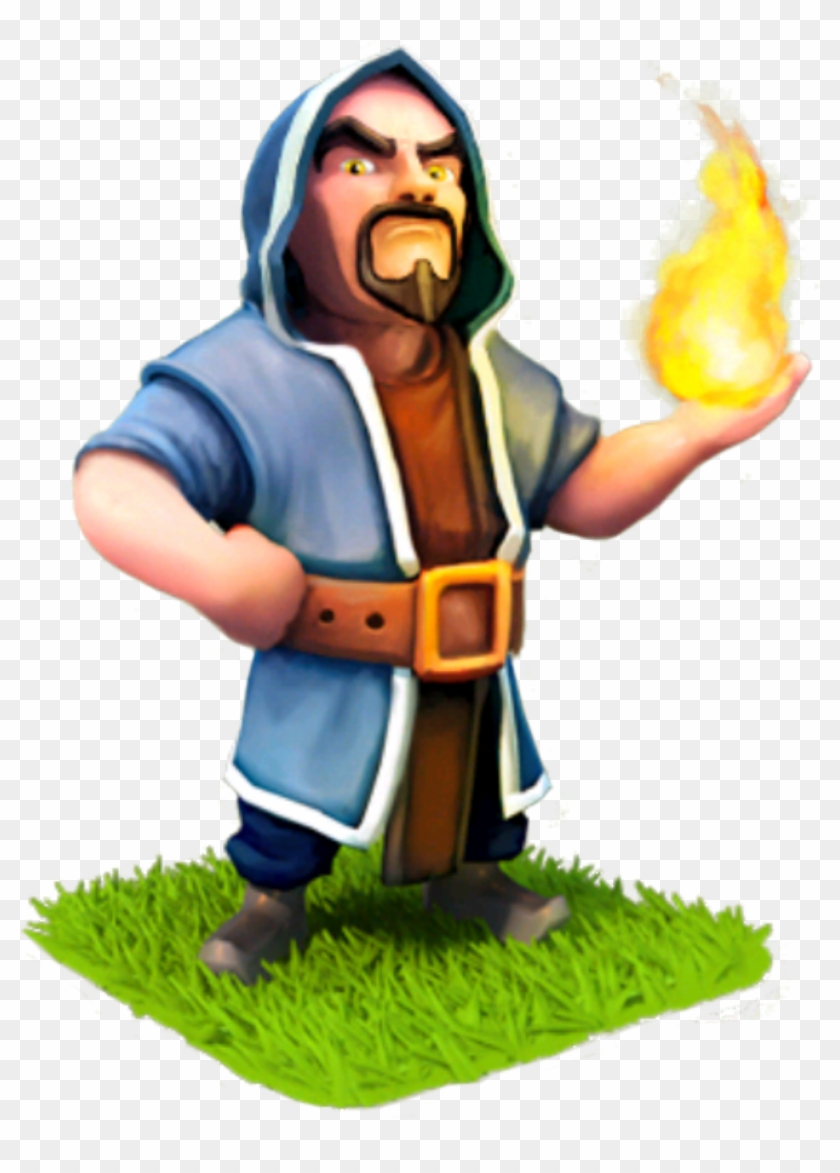 Diy Wizard Halloween Costume - Wizard Clash Of Clans Png Clipart #2598089