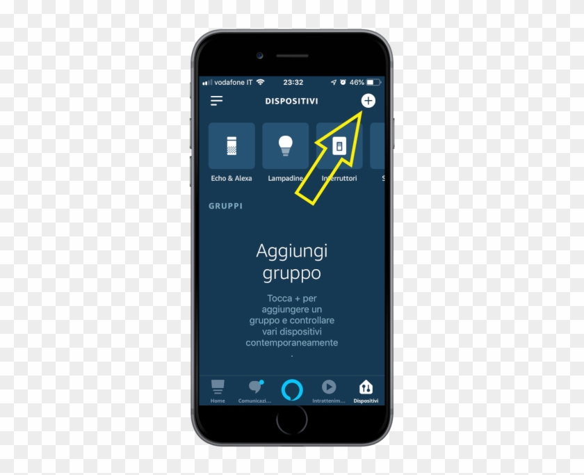 Press The Symbol At The Top Right - Mobile Device Clipart