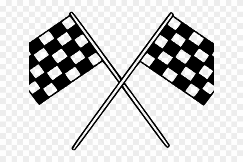 Transparent Checkered Flag Clipart - Png Download