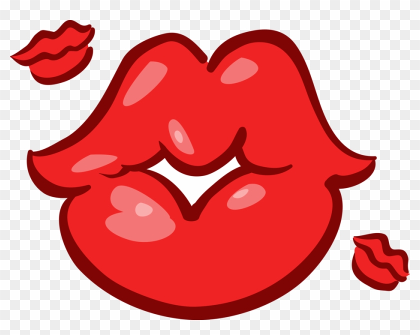 Vector Illustration Of Mouth Lips Blowing Kisses - Love Slave Coupon Clipart