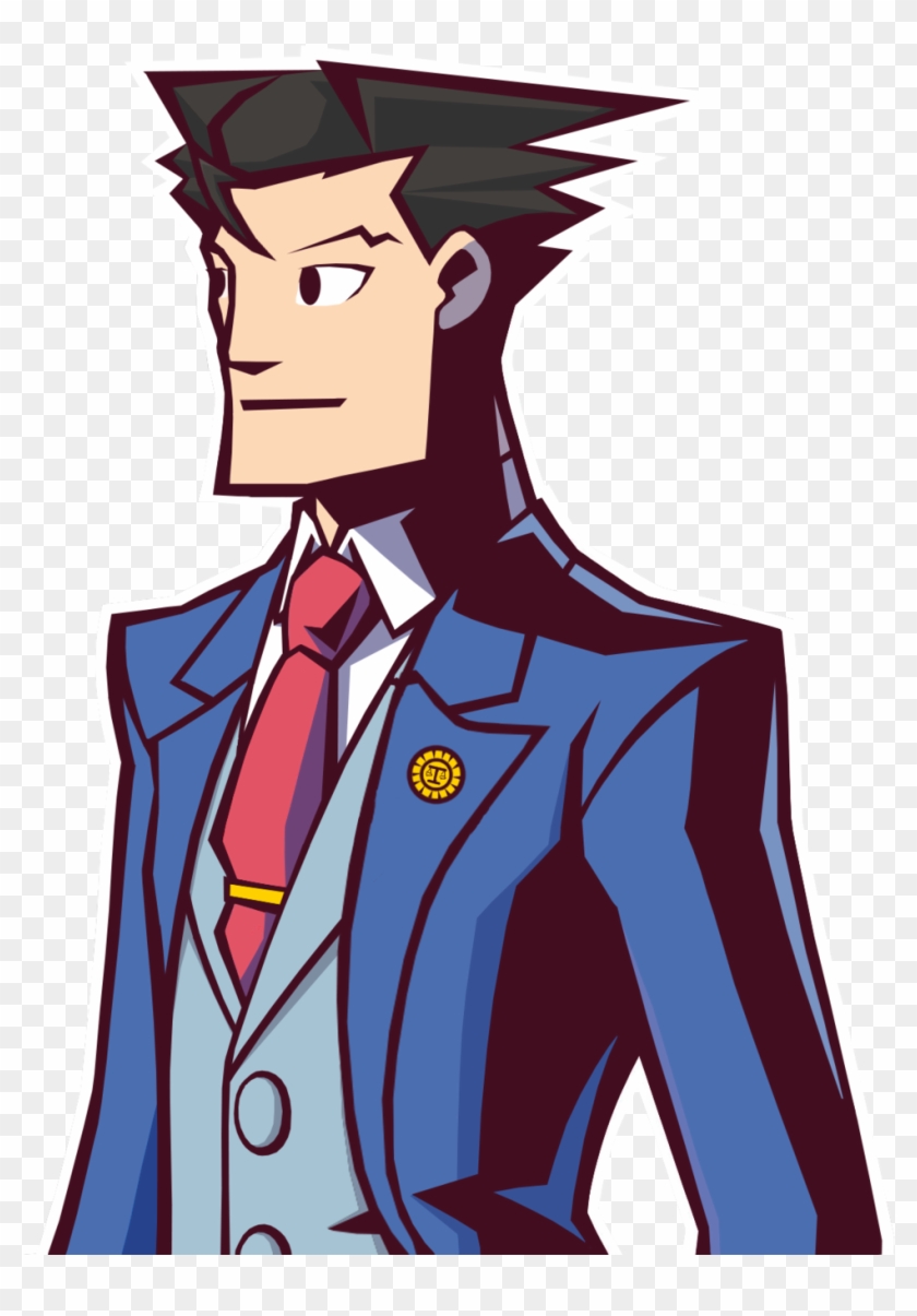 Ace Attorney Phoenix Wright - Green Detective Ghost Trick Clipart #2599944