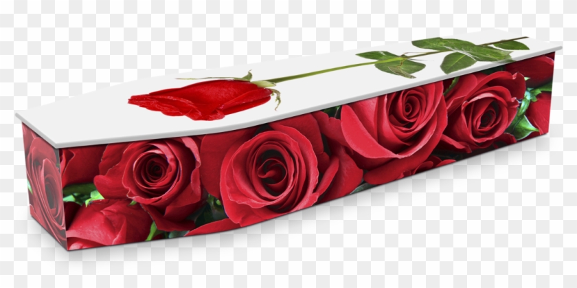Red Roses Coffin Clipart #260004