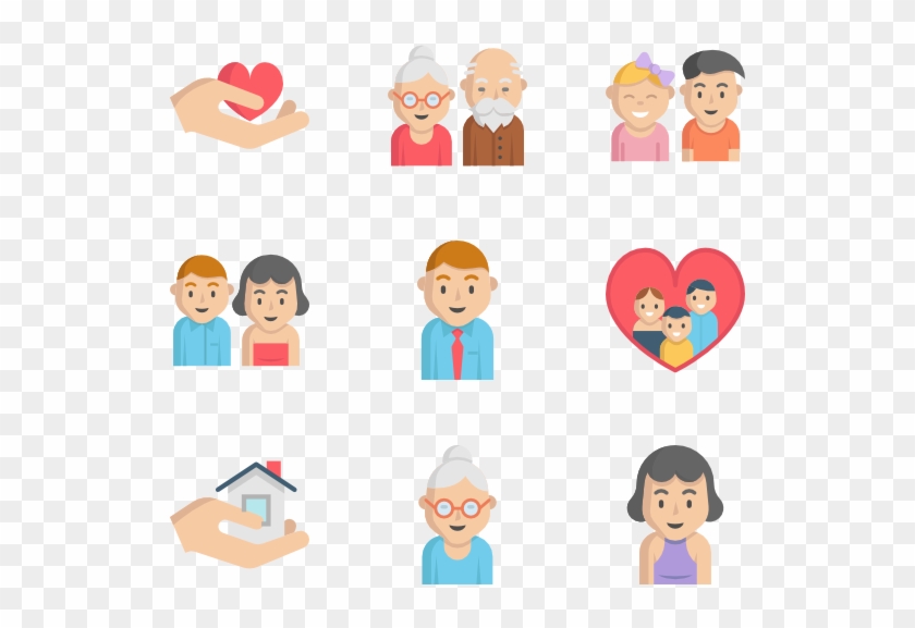 Family - Big Family Icon Transparent Background Clipart