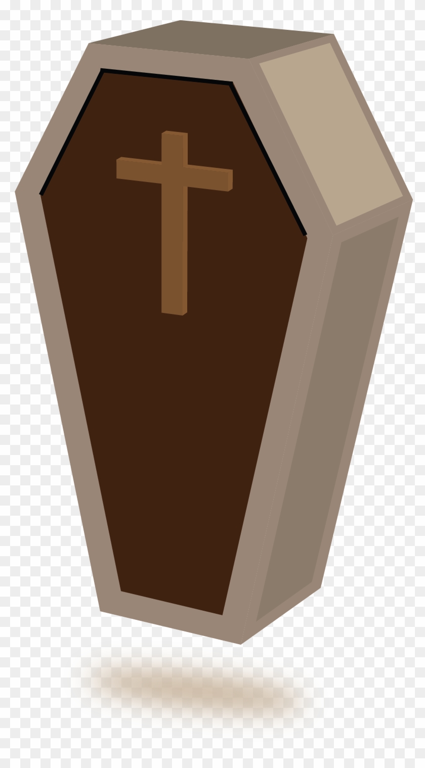 Coffin Clipart Cute - Halloween Decorations Clip Art - Png Download