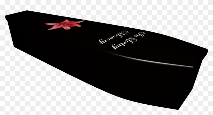 In Loving Memory Printed Wooden Coffin - Starfish Clipart