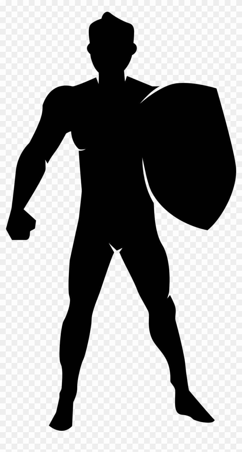 Man With Shield Clipart