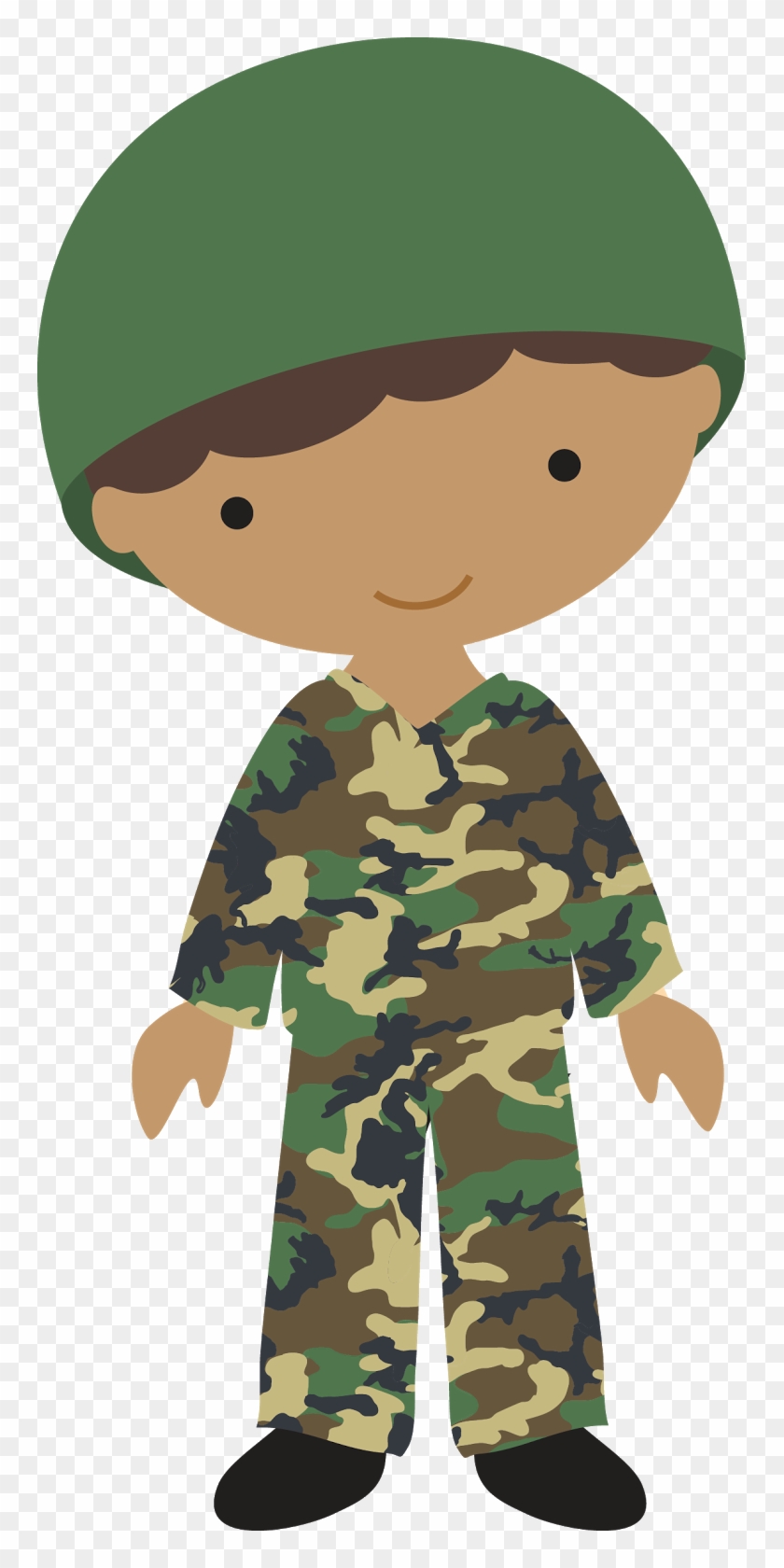 Soldier Clip Art Silhouette Free - Soldado Minus - Png Download #260846