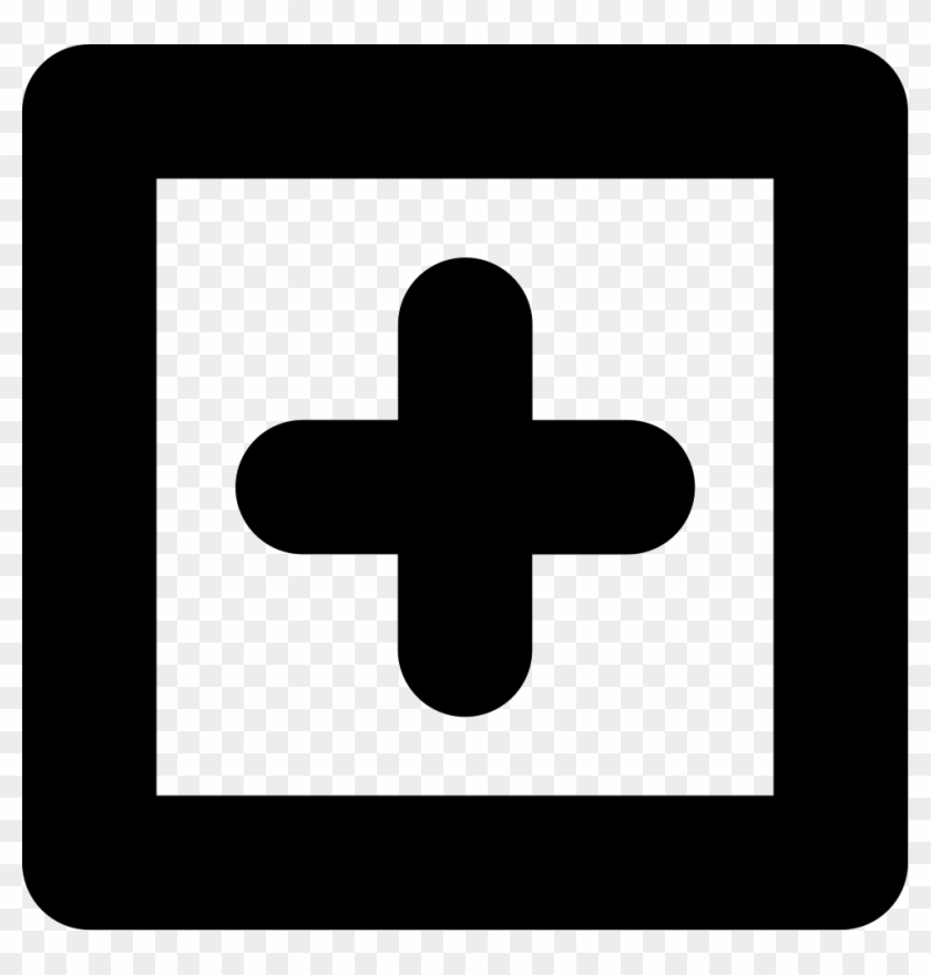 Plus Sign In A Square Outline Comments - 5.56 Bullet Patch 5.11 Clipart #260904