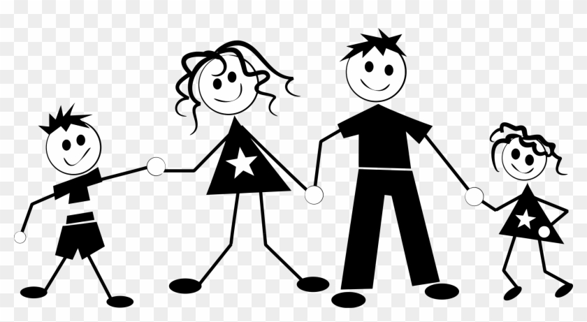 This Free Icons Png Design Of Stick Figure Family 3 Clipart #260962