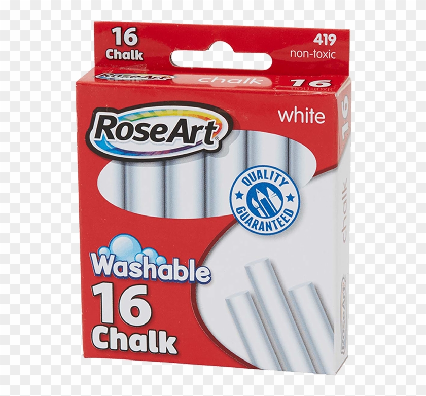 Washable White Chalk - Rose Art Clipart #261259