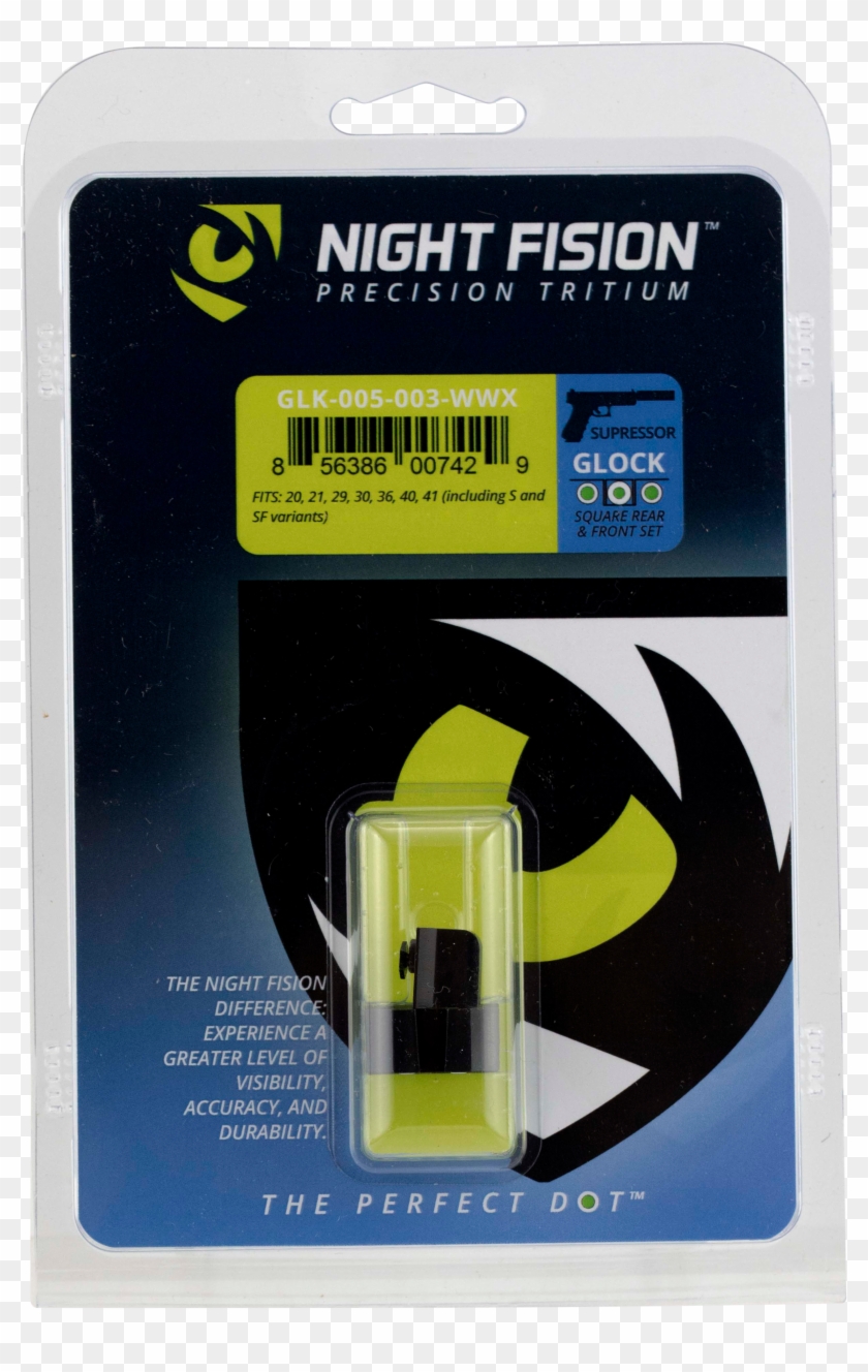 Night Fision Glk00503wgwg Night Sight Set Square Glock - Sight Clipart #261554