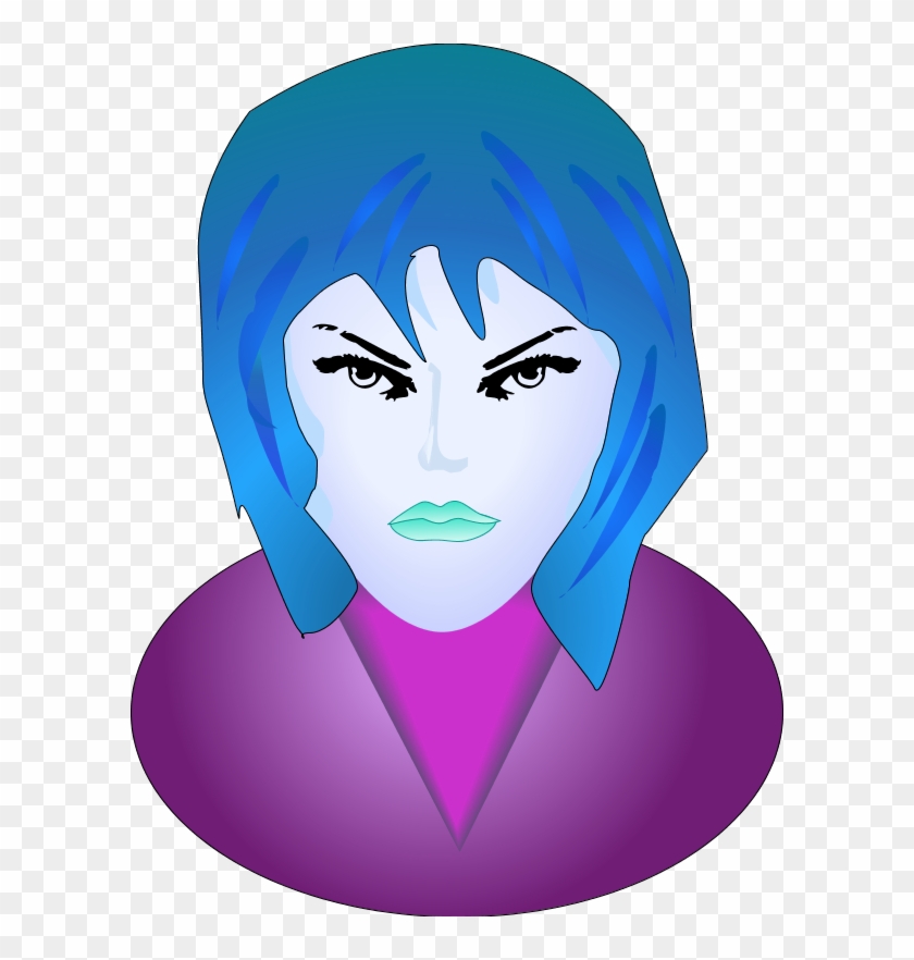 Woman Angry Face - Angry Woman Face Png Clipart
