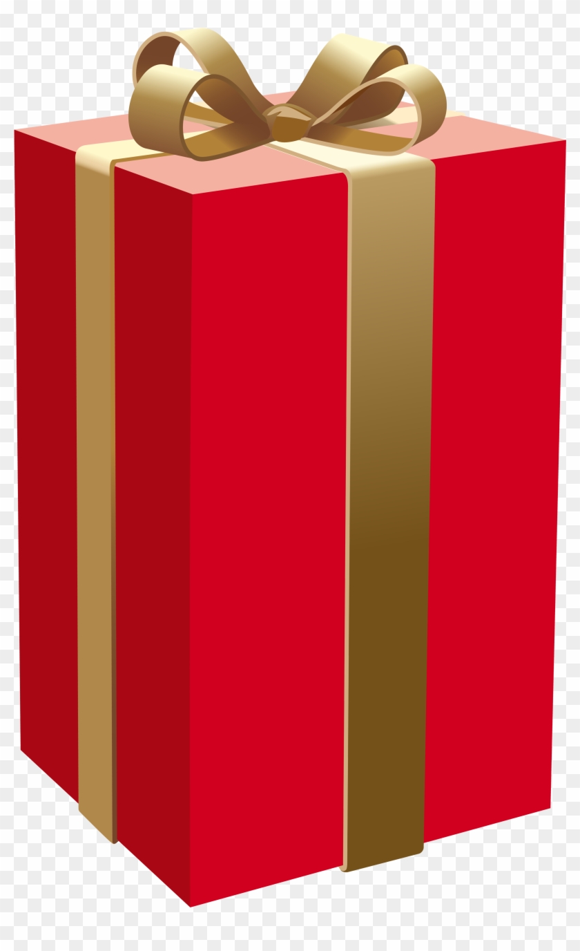 Red Gift Box Png Clipart - Red Gift Box Png Transparent Png #261997