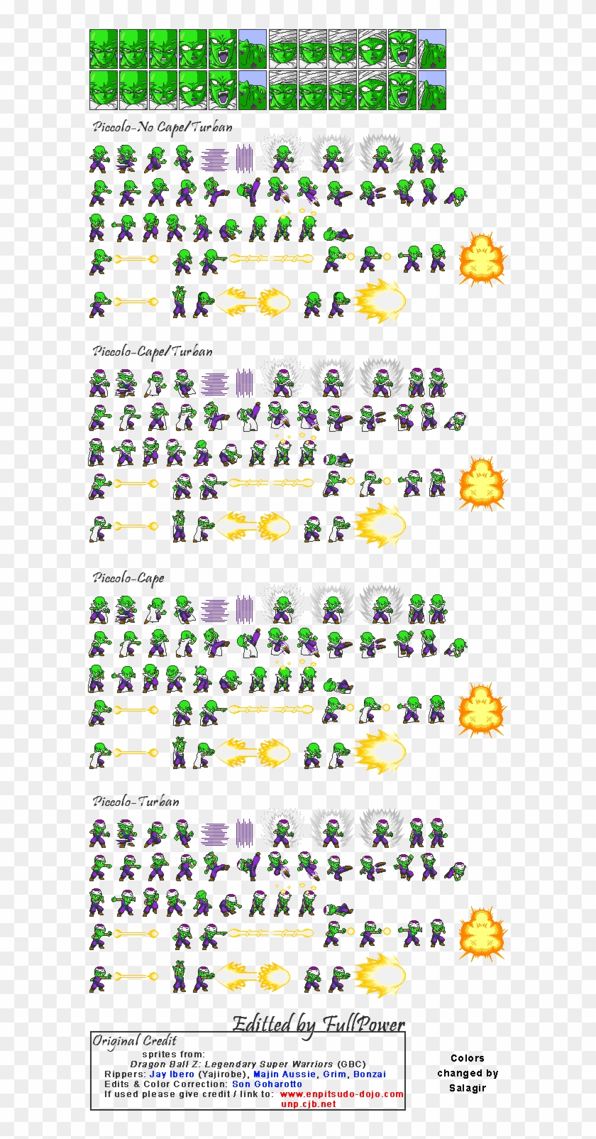 Piccolo-total - Piccolo Cape Sprites Clipart