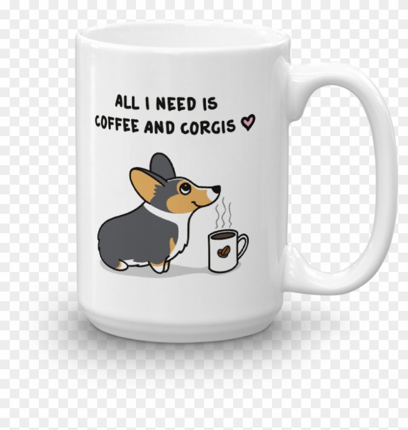 Coffee And Corgis Mug - Essential Oils Meme Men Clipart