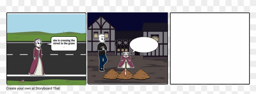 The Girl Grave - Cartoon Clipart