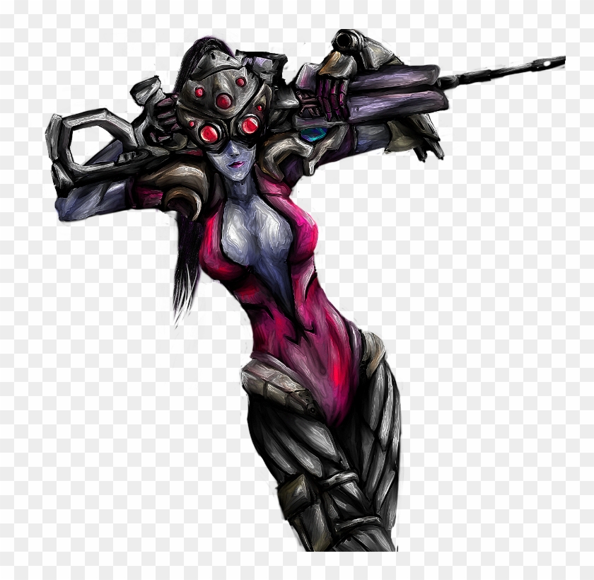 Overwatch,игры,игровой Арт,game Art,widowmaker,удалённое - Widowmaker Art Png Clipart