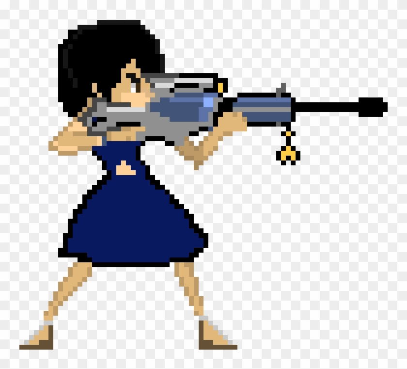 Aileen Widowmaker - Widowmaker Pixel Art Png Clipart