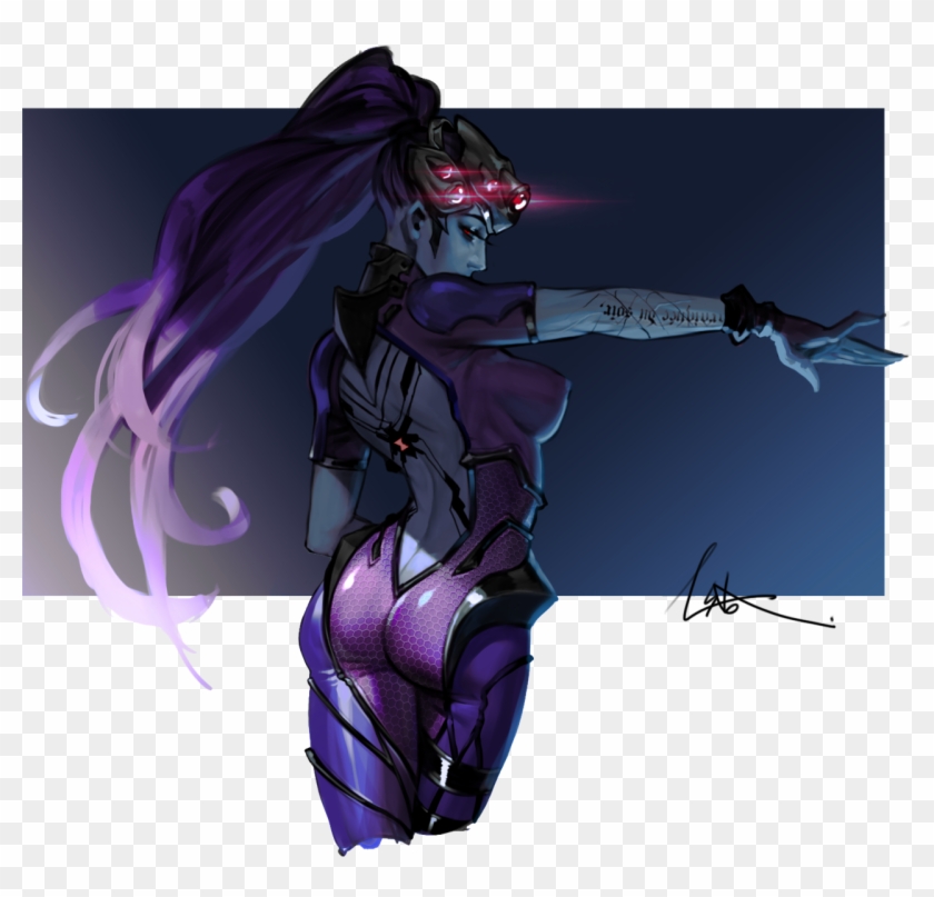 Danbooru - Overwatch Widowmaker Fanart Clipart