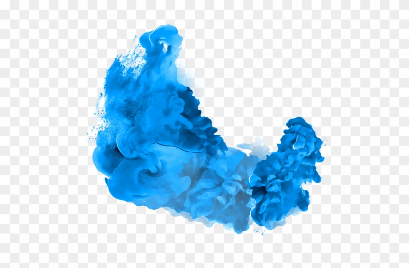 Download - Color Smoke Blue Png Clipart #263240