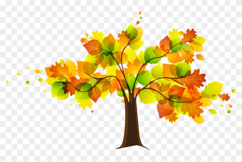 Autumn Fall Leaves Clipart Free Clipart Images 4 Clipartcow - Fall Trees Clip Art - Png Download #263243