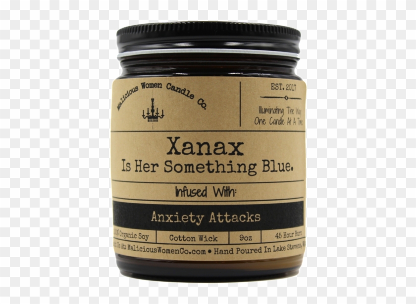 Xanax Is Her Something Blue - Label Clipart #263301