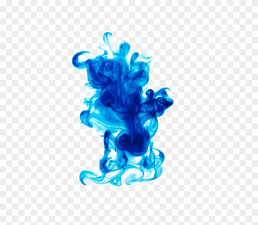 Beautiful Blue Smoke Material - Efectos Humo De Colores Png Clipart
