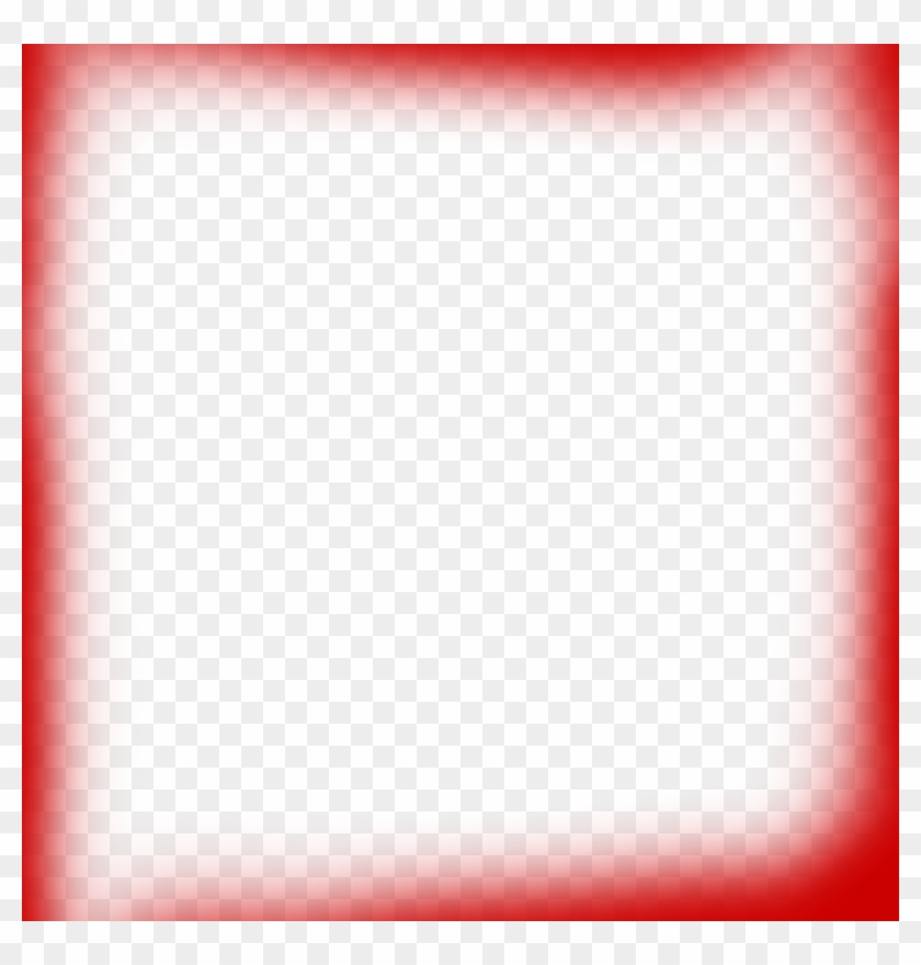 Mq Red Frame Frames Border Borders Background - Red Glow Square Png Clipart