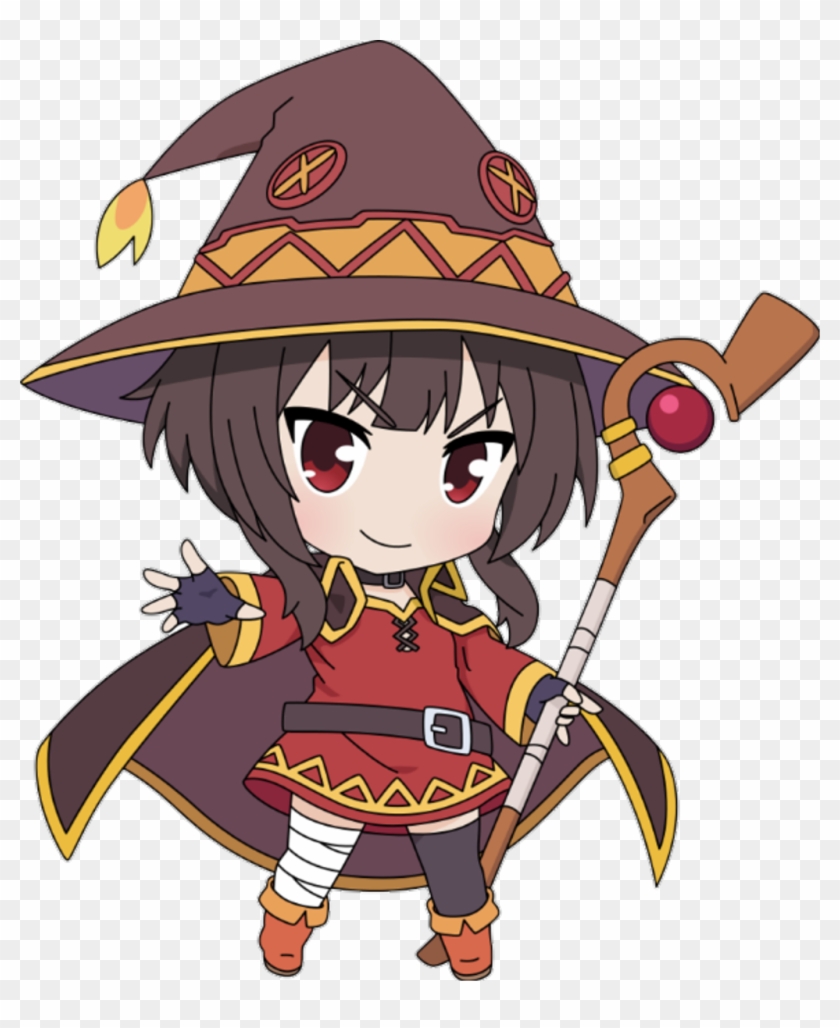 Konosuba Sticker - Megumin Chibi Clipart
