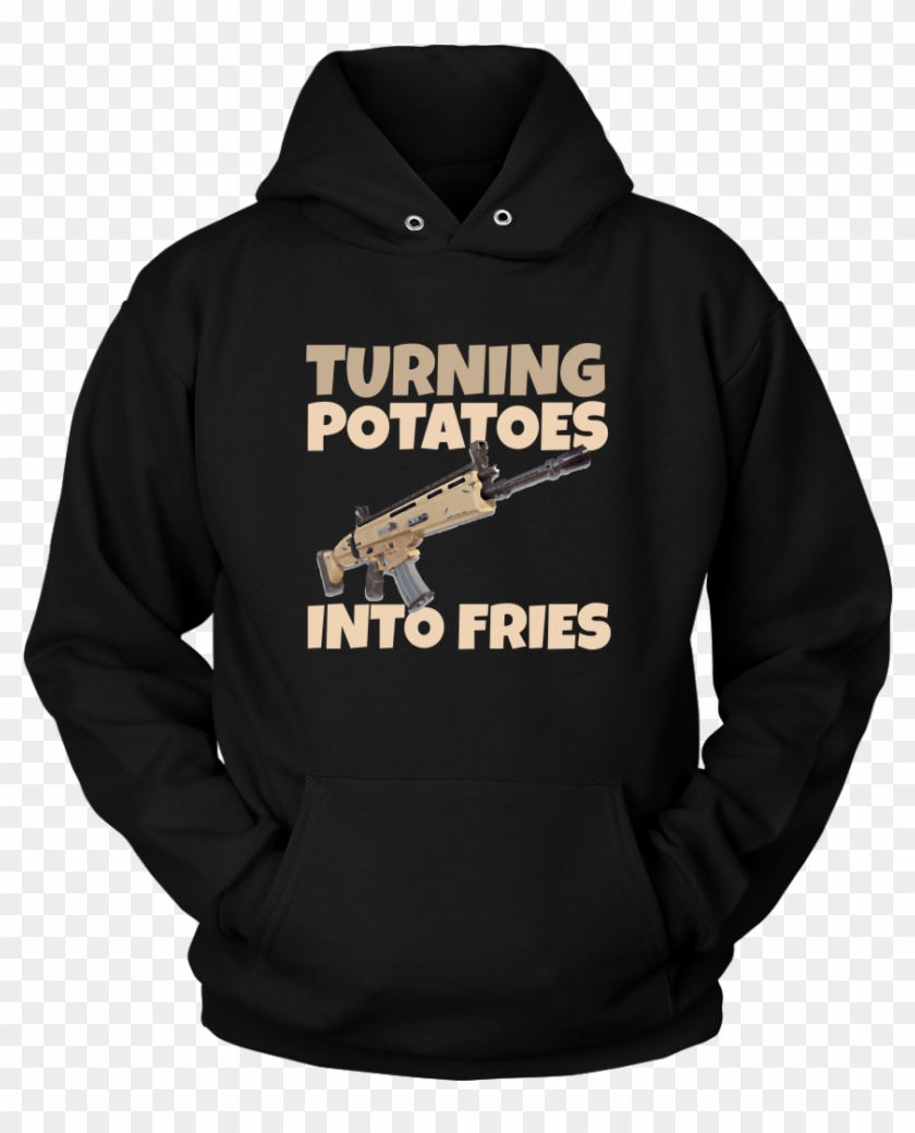 Turning Potatoes Into Fries - Vans Off The Wall Hoodie Black Clipart #263527