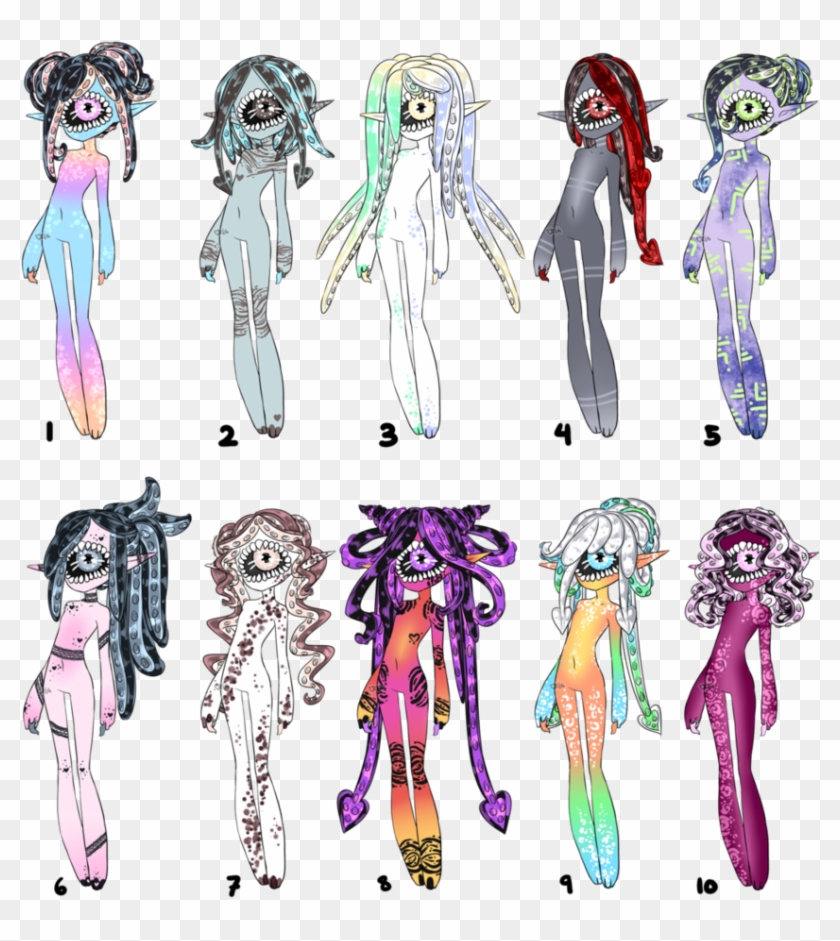 Tentacle Hair Style , Png Download - Sketch Clipart #263576